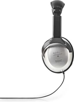 Nedis Bedrade Over-ear Koptelefoon - 3,5 mm - Kabellengte: 6.00 m - Volumebediening - Zilver / Zwart — thumbnail 4