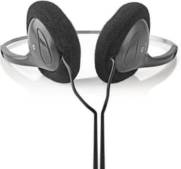 Nedis Bedrade On-ear Koptelefoon - 3,5 mm - Kabellengte: 1.20 m - Zwart — thumbnail 4