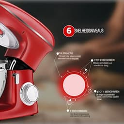 Deegmachine - Kneedmachine - Rood — thumbnail 2