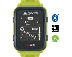 Sigma iD.TRI - Sporthorloge - Neon groen Basic