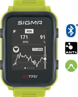 Sigma iD.TRI - Sporthorloge - Neon groen Basic — thumbnail 1