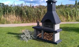 Intergard Barbecue beton houtskool bbq Venezia nr. 1 (200x150x50cm/530kg) — thumbnail 2