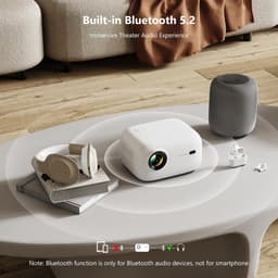 Equivera Mini Beamer - Draagbare Beamer - Beamer - Mini Beamer Projector - Projector - Mini Projector — thumbnail 2