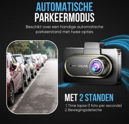 Nanocam M27 32gb dashcam voor auto - 2K Quad HD resolutie met HDR - Wifi - Gps - 32gb SD - Super compact - 150 graden kijkhoek - Nachtzicht - Parkeermodus - 3.0 inch IPS LCD - 2025 model - dashcam voor auto met optionele achter camera — thumbnail 4
