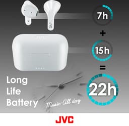 JVC HA-A3T-W True Wireless oordopjes - Wit — thumbnail 5