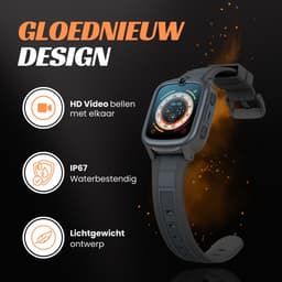 4G Smartwatch kinderen - GPS Horloge kind - HD Videobellen & Stappenteller - Speelgoed - Incl Simkaart — thumbnail 2