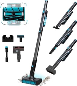 Cecotec® Steelstofzuiger - Steelstofzuiger Draadloos - Stofzuiger - Steelstofzuiger Zonder Zak Op Accu - Steelstofzuigers - Stofzuiger Draadloos - Vacuum Cleaner Wireless - Stofzuiger Zonder Zak — thumbnail 1