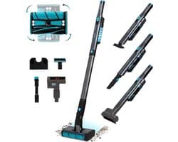 Cecotec® Steelstofzuiger - Steelstofzuiger Draadloos - Stofzuiger - Steelstofzuiger Zonder Zak Op Accu - Steelstofzuigers - Stofzuiger Draadloos - Vacuum Cleaner Wireless - Stofzuiger Zonder Zak