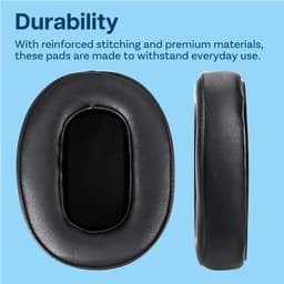 Vervangende Oorkussens voor Sony WH-XB900N/WH-CH710N/WH-CH720N/WH-RF400/MDR-RF895RK Hoofdtelefoons van MMOBIEL – Memory Foam en Protein PU Koptelefoon Oorkussens - Noise Isolation Earpads – Zwart — thumbnail 4