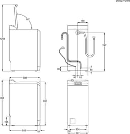 AEG LTR7STEAM - Wasmachine bovenlader - 7 kg - 1300 rpm - 79 dB Wasmachine (7 kg, 1300 rpm, A) — thumbnail 3
