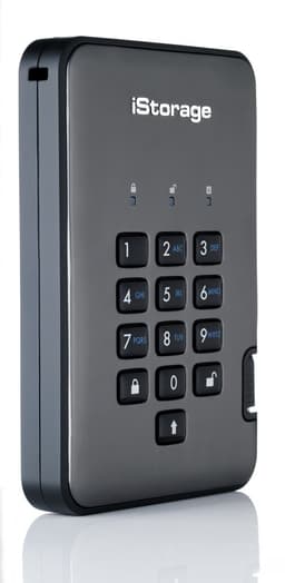 iStorage diskAshur PRO2 3000GB Zwart, Grafiet externe harde schijf — thumbnail 3