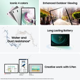 Samsung Galaxy Tab S9 FE - WiFi - 128GB - Gray — thumbnail 4
