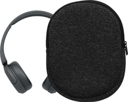 kwmobile hoes geschikt voor Sony WH-CH520 / WH-CH510 / MDR-ZX110 - 22,5 x 17 cm - Beschermhoes voor headset in antraciet / wit - Van neopreen — thumbnail 3