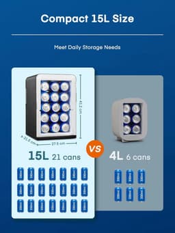 Lexium Minibar - Minibar koelkast - Mini koelkast - Mini bar - Koeler — thumbnail 2