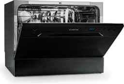 Klarstein Vaatwasser Mini voor 8 Couvert, Stille Kleine UV-vaatwasser met 6 Programma’s, Kleine Tafelvaatwasser voor Thuis, Kantoor en Camping, Mini Vaatwasser met Wateraansluiting - Vaatwasmachine Afwasmachine - 8 Maatgedekken 50 cm 1620W — thumbnail 5