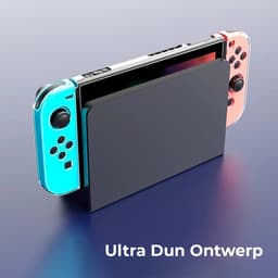 Anti-slip TPU Case Transparant Geschikt voor Nintendo Switch- Shock Case Geschikt voor Nintendo Switch - Beschermhoesje Geschikt voor Nintendo Switch - Silicone hoesje Geschikt voor Nintendo Switch - Beschermend hoesje — thumbnail 4
