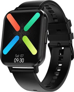 Belesy® Retina X - Smartwatch Dames - Smartwatch Heren - Horloge - 1.78 inch - Kleurenscherm - Full Touch - Stappenteller - Multi Sport - Multi Watchfaces - Maak je eigen wijzerplaat functie - Siliconen - Zwart - Moederdag — thumbnail 2