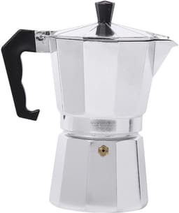 Percolator 3 Kops - Mokkapot Coffee Espresso Maker - Italiaanse Koffiepot Moka Express Pot - 150ml - Zilver Kleurig — thumbnail 2