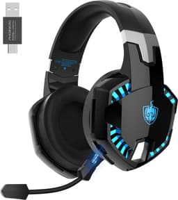 PHOINIKAS G2000 Max - 2.4GHz Draadloze Gaming Headset - met microfoon - Over-ear Koptelefoon - Nintendo Switch/PS4/PS5/PC/Xbox - Zwart — thumbnail 1