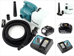 Makita DVC 350 RF1 snoerloze stofzuiger 18V + 1x oplaadbare accu 3.0Ah + lader — thumbnail 1