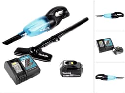 Makita DCL 180 RT1 B accu stofzuiger 18 V zwart + 1x oplaadbare accu 5.0 Ah + lader — thumbnail 1