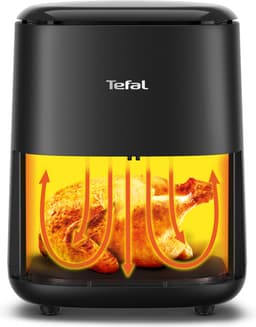 Tefal Easy Fry Compact EY1458 - Airfryer 3L - 1300W - 10 Programma's - 70% Energiebesparing - Compact Design - Zwart — thumbnail 4
