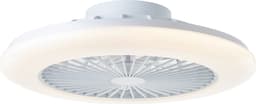 Brilliant Salerno - Plafondventilator - Met verlichting - LED 40W - Wit en RGB kleuren - Dimbaar - Wit - Zeer stil — thumbnail 1