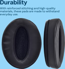 MMOBIEL Oorkussens voor Sennheiser HD 4.50BT, HD 4.50, HD 4.50BTNC, HD 4.50SE, HD 4.40BT, HD 4.30G, HD 4.20S, HD 458BT, HD 450, HD 450BT, HD 400S, HD 350BT Hoofdtelefoon – Zwart — thumbnail 5