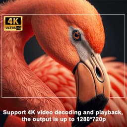 Magcubic Projector - Beamer - Thuisbioscoop - Android - Buiten - Wifi - 4K - 130" - 1280x720 - Wit — thumbnail 5