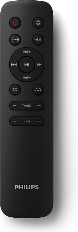 PHILIPS TAB5309 Soundbar 2.1 met draadloze subwoofer - 2.1-kanaals 240W, DTS Virtual X, Bluetooth 5.4, HDMI ARC, optische aansluiting en USB-connectiviteit - Donkergrijs — thumbnail 2