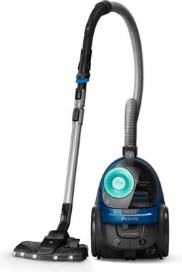 Philips Stofzuiger zonder Zak FC9557/09 - Mondstuk met LED Verlichting - Alle Vloertypen - Sterke Zuigkracht - Met HEPA 13 Allergiefilter - 3 Extra Mondstukken - Blauw — thumbnail 1