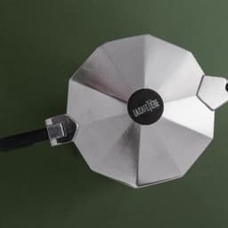 La Cafetière Venice Aluminium espressomaker met koelblijvende handgreep en knop — thumbnail 3