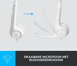 Logitech-headset H390 wit 981-001286 — thumbnail 4