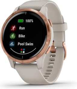 Garmin VENU Health Smartwatch - Sporthorloge - Light Sand/Rose Gold — thumbnail 3