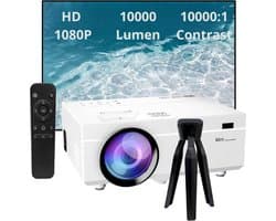 Mini Projector - 7500 Lumens - Full HD 1080P Beamer - Draagbare Projector - Mini Film Projector