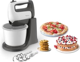Mixer Met Mengkom Multifunctioneel - Keukenmixer Met Mengkom 2 In 1 - Deegmachine Met Garde & Haken - 100% Tevredenheidsgarantie - 500W - 5 Snelheden - 2.5 Liter — thumbnail 2