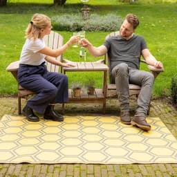 Esschert-Design-Buitenkleed-honingraat-182x122-cm — thumbnail 3