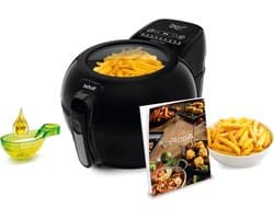 Hete Lucht Friteuse - Gezonde Frituur - Snelle Maaltijden - Automatische Roerarm - 1.2 kg Capaciteit - Zwart