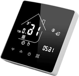 Slimme Thermostaat - Temperatuurregelaar - Thuiscomfort - LCD Touchscreen Bediening - 7-daags Programmeerbaar - Wit — thumbnail 1