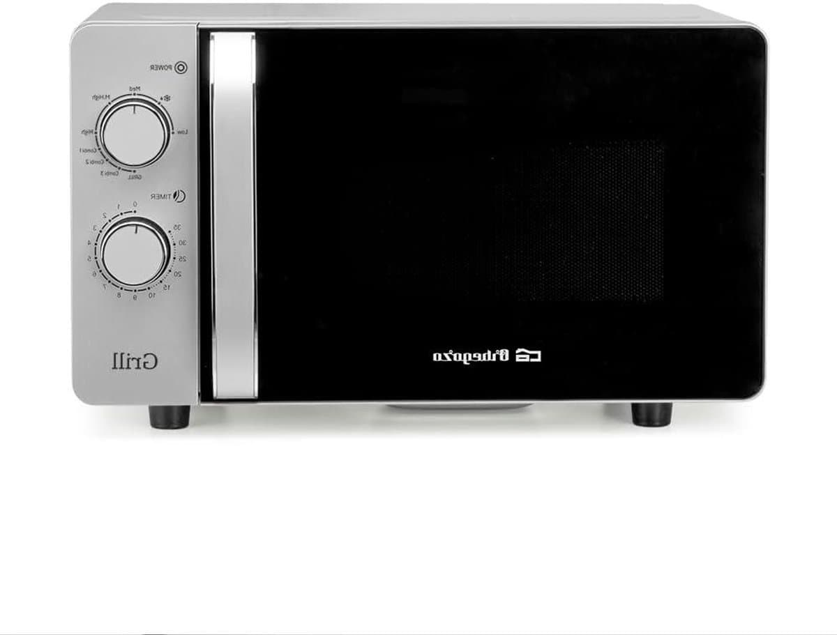 Magnetron Zonder Draaiplaat - Compacte Magnetron - Eten Opwarmen - Flatbed Technologie - 20 Liter - Wit — afbeelding 1