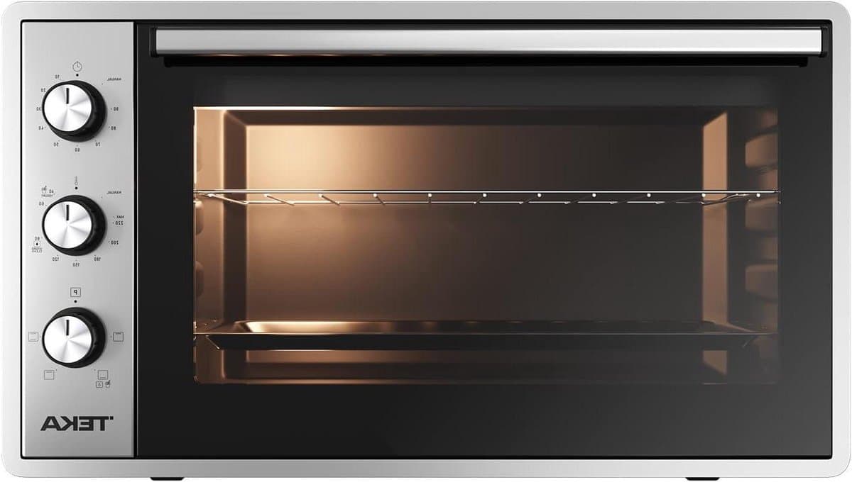 Inbouwoven Compact - Kleine Oven - Koken en Bakken - Hydroclean Reiniging - 42 Liter - Grijs — afbeelding 1