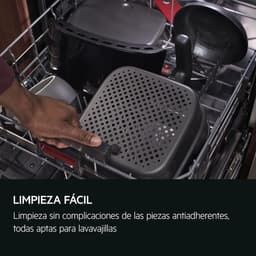 Heteluchtfriteuse - Airfryer Frituurpan - Gezond Koken - 8 Programma's - 68 Liter - Zwart — thumbnail 3