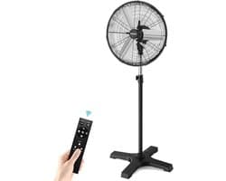 Staande Ventilator Buiten - Terras Ventilator Industriële Fan - Ruimte Koelen - Waterdichte DC Motor - 50 CM - Zwart