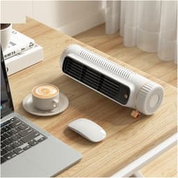 Bladloze Torenventilator - Desktop Ventilator - Persoonlijke Koeling - Stille Luchtstroom - 60 x 80 x 270 mm - Groen — thumbnail 2