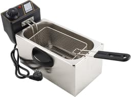 Elektrische Friteuse - Olie Friteuse - Lekker Frituren - Precisie Temperatuurregeling - 4 Liter Capaciteit - Zilver — thumbnail 5