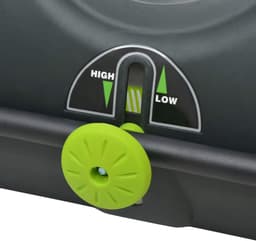 Gazonveger - Tuinveger Gazonventilator - Gazon Onderhoud - Handmatig Werken - 103 liter - Groen — thumbnail 3