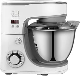 Keukenmachine - Mixer Standmixer - Bakken en Koken - 8 Snelheden - 5 Liter - Zilver — thumbnail 1