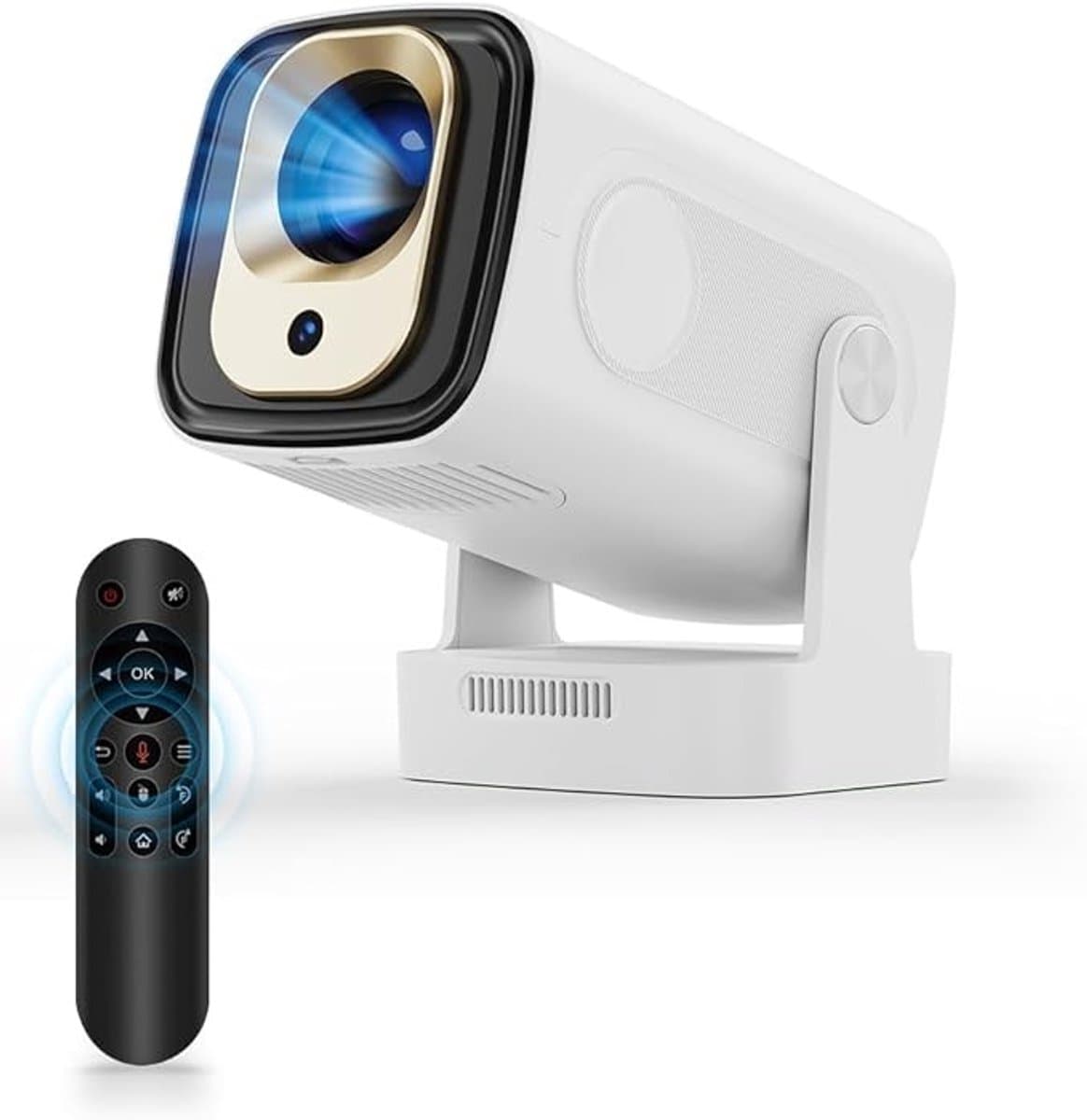 Mini Beamer Full HD 1080p – 260 ANSI Lumen – Autofocus – WiFi 6 en Bluetooth 5.4 – 4K Ondersteuning — afbeelding 1