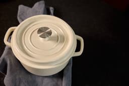 Nois Tierra - Gietijzeren Pan - 20cm - 2,3L - Crème — thumbnail 4
