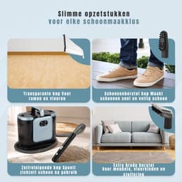 RUX® Tapijtreiniger machine - Tapijtreiniger - Tapijtreiniger apparaat - Zwart - ‎32cm x 19cm x 32cm — thumbnail 5